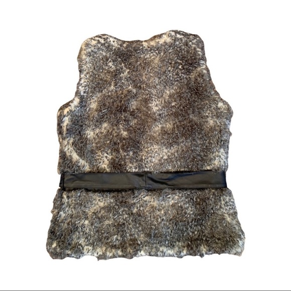 OXMO Faux Fur Vest Size:Small - Picture 3 of 7